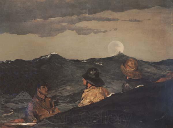 Winslow Homer Kissing the Moon (mk44) Norge oil painting art